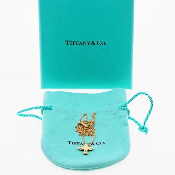 Tiffany & Co. 18k YG  Bird Cross - Picture 6 of 14